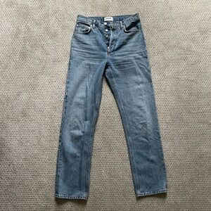 Agolde 90’s pinch waist jeans in Navigate size 26